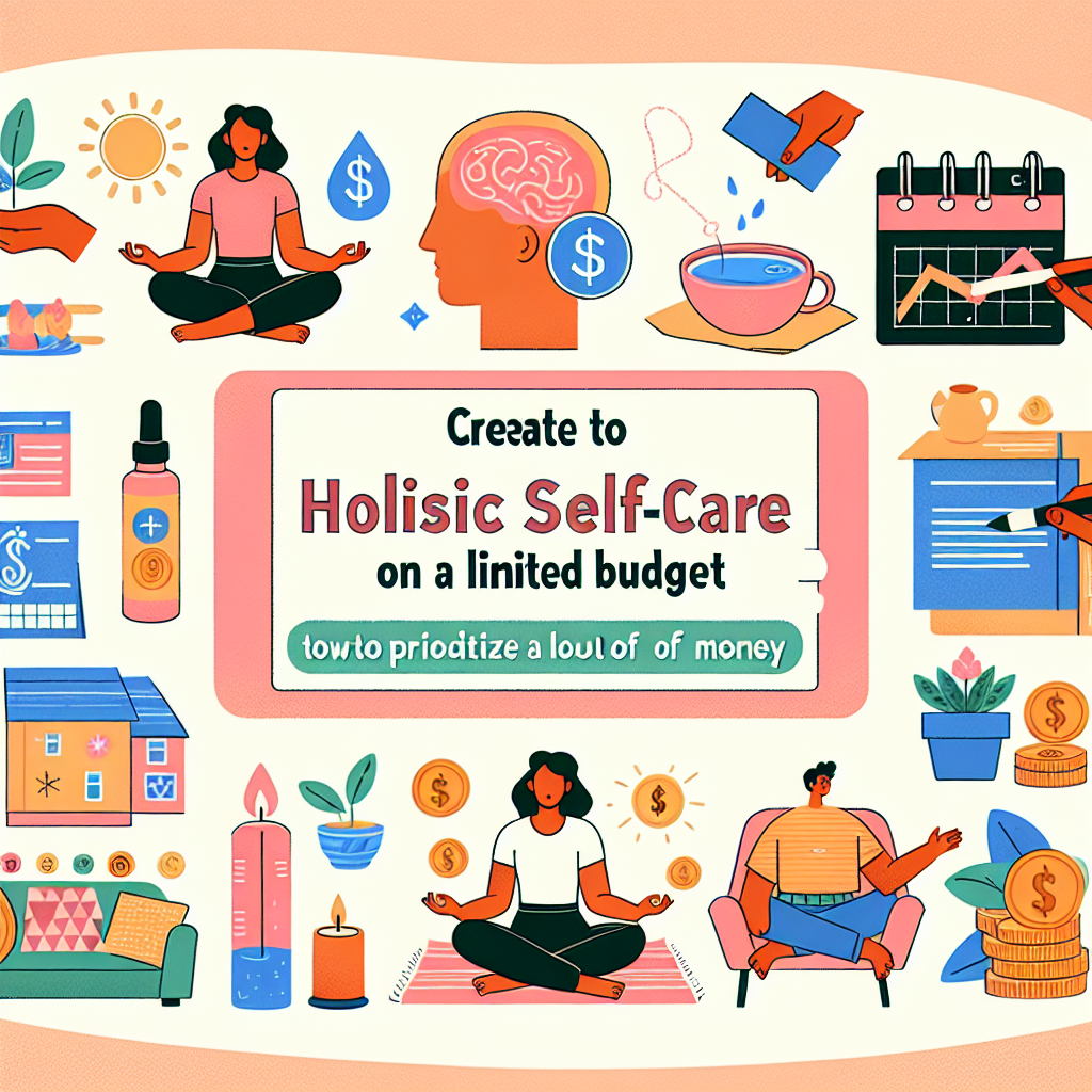 How Can I Practice Holistic Self-care Without Breaking The Bank?